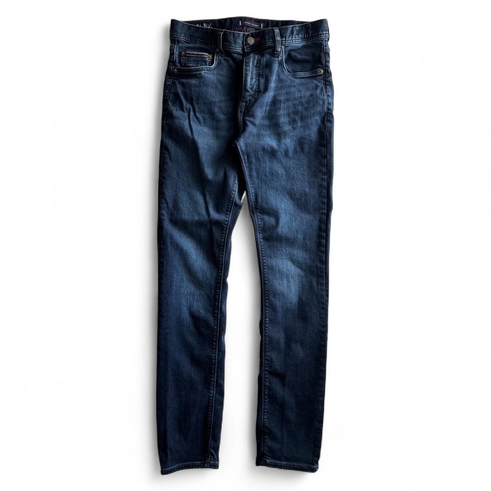 Tommy Hilfiger TH Flex Advanced Stretch Jeans Mens 31x32 Dark Wash MW15593